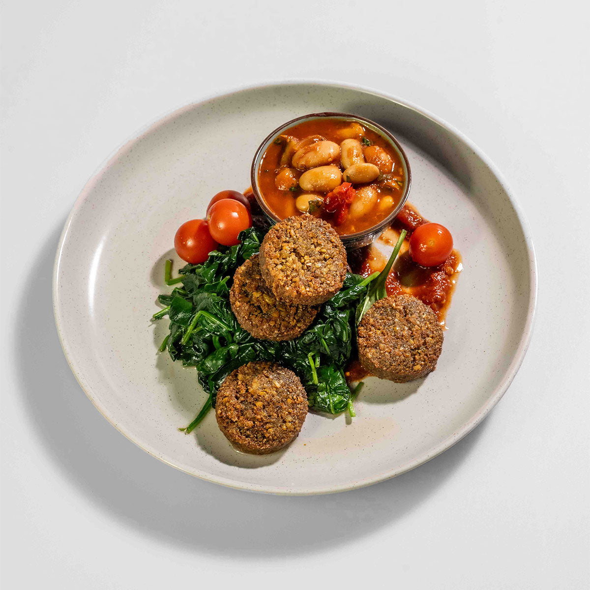 Housemade Baked Beans & Falafels