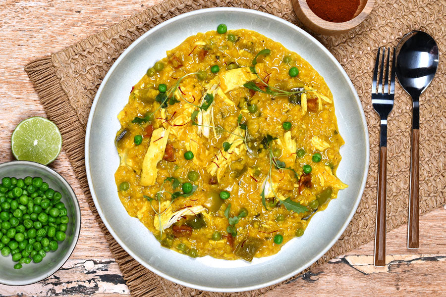 Chicken & Chorizo Paella Chicken Paella Meal Prep Adelaide Fit Chef